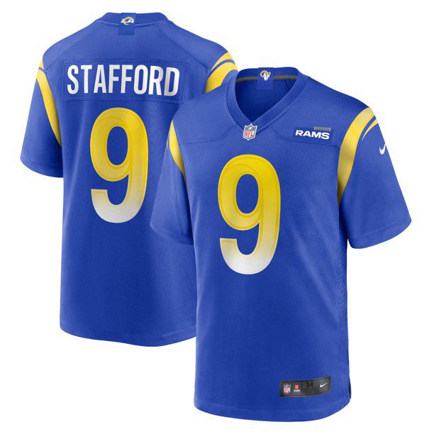 Men Los Angeles Rams #9 Matthew Stafford Nike Blue Player Game NFL Jersey